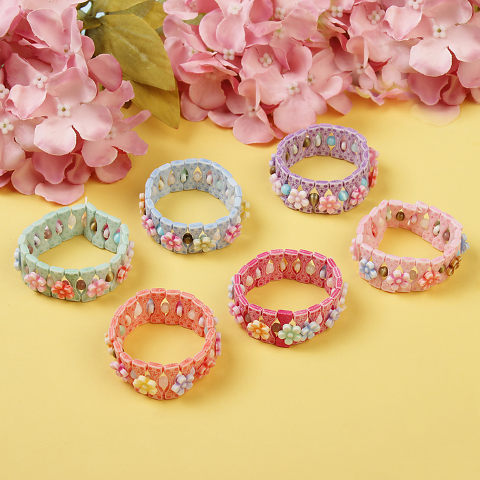 Браслет детский "Выбражулька" цветов аллея, цвет МИКС