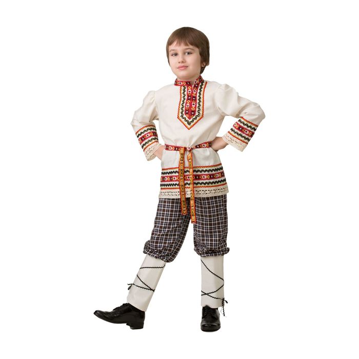Славянский костюм для мальчика, р-р 30, рост 116 см