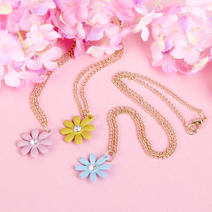 Кулон детский "Выбражулька" ромашка, 40см, цвет МИКС