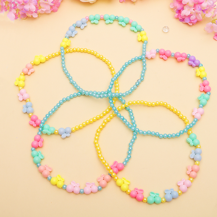 Бусы детские "Выбражулька" вишенки, цвет МИКС