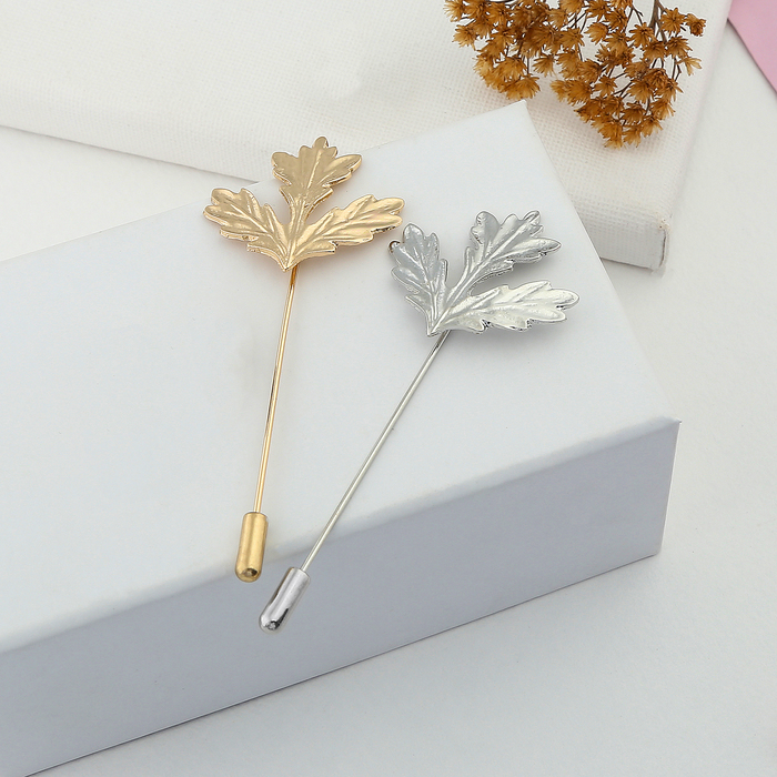 Булавка "Лист кленовый", 10 см, цвет МИКС