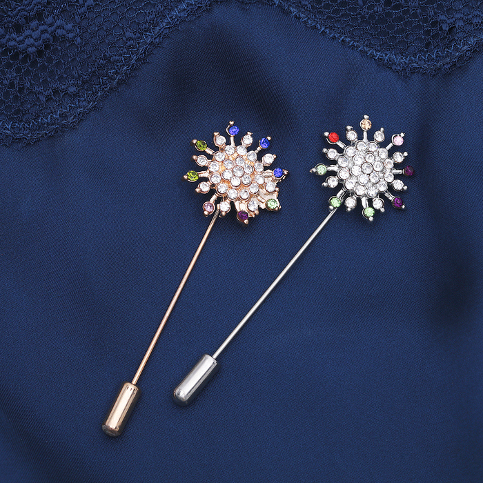 Булавка "Искра", 5,8 см, цвет МИКС