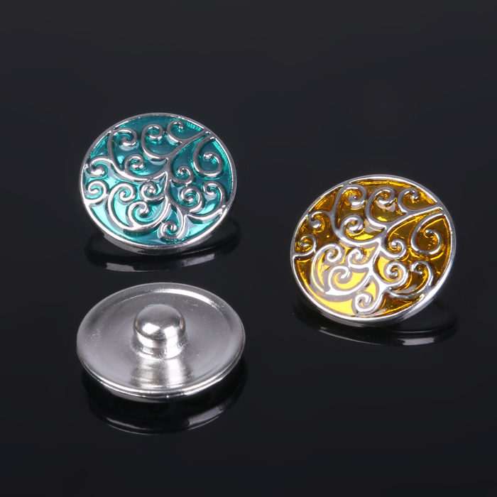 Кнопка для браслета "Ветвь кудрявая", цвет МИКС