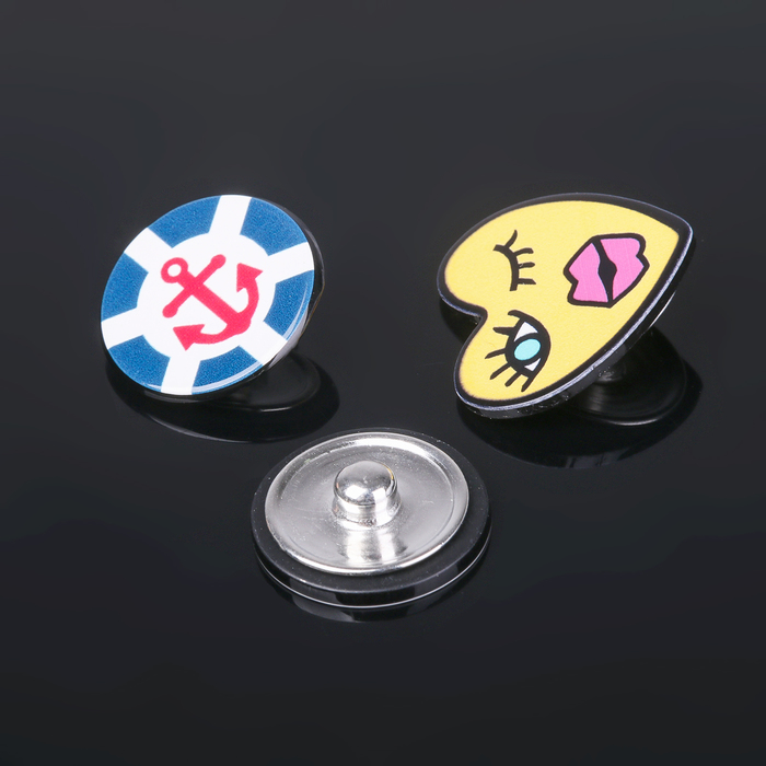 Кнопка для браслета "Настроение", цвет МИКС