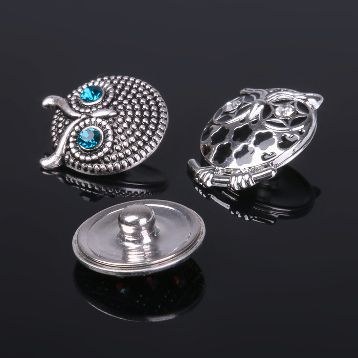 Кнопка для браслета "Совы", цвет МИКС