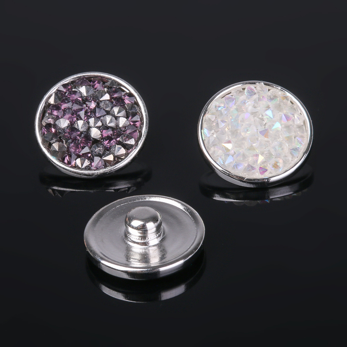 Кнопка для браслета "Страз россыпь", цвет МИКС
