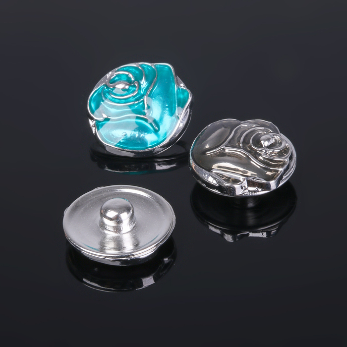 Кнопка для браслета "Роза", цвет МИКС