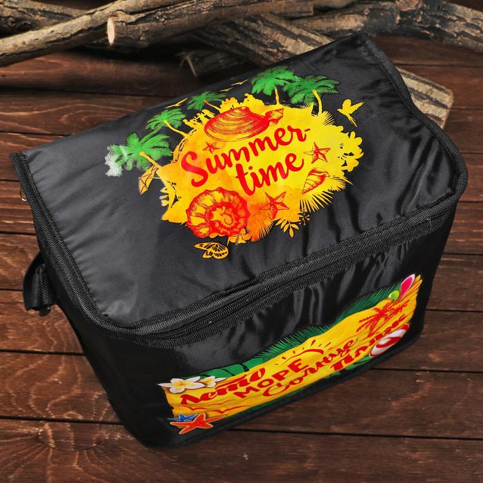 Термосумка с элементом холода "Лето, море, солнце, пляж", 16 л