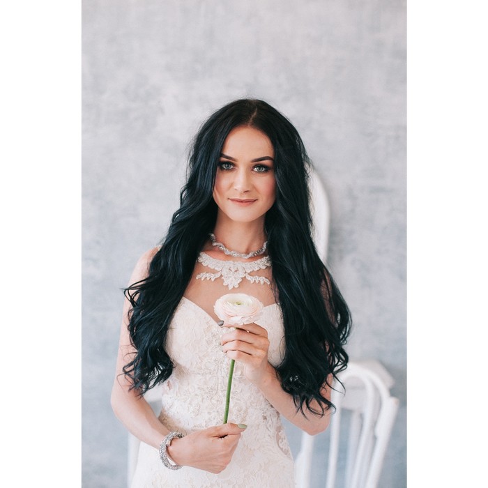 Бусы "Стардаст" глория, переплетение, цвет серебро, 45см