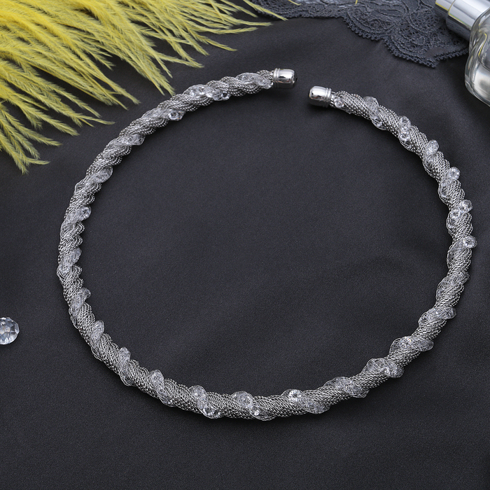 Колье "Стардаст" ноэль, цвет серебро