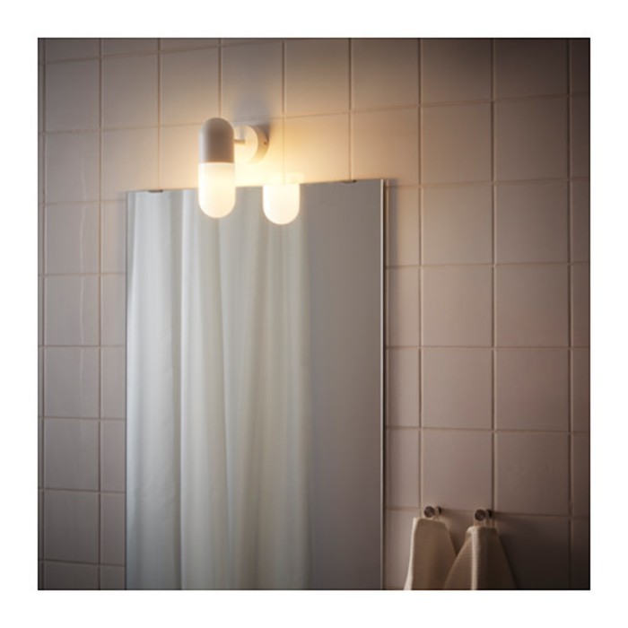 Бра OSTANA 1x25Вт Е14 белый 15x6x18см