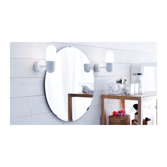 Бра OSTANA 1x25Вт Е14 белый 15x6x18см