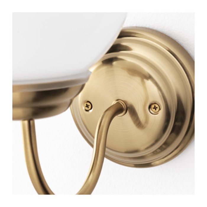 Бра LILLHOLMEN 1x40Вт Е14 золото 16x14x25см