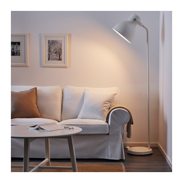 Торшер HEKTAR 1x53Вт Е27 белый 31,5x31,5x181см