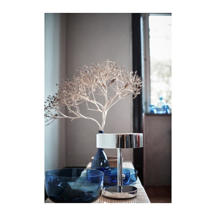 Настольная лампа STOCKHOLM 13Вт LED хром 24x24x32см