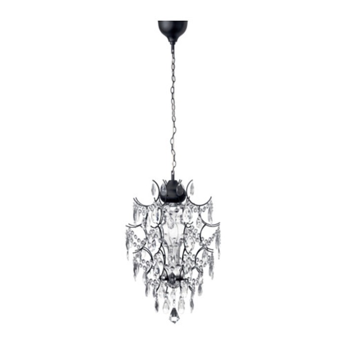 Люстра подвес ORTOFTA 1x7Вт GU10 черный 42x42x140см