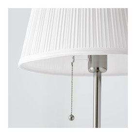 

Торшер ARSTID 1x100Вт Е27 никель 36x36x155см
