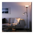 Торшер NOT 1+1x40+20Вт Е27+GU10 черный 28x28x174см - Фото 4