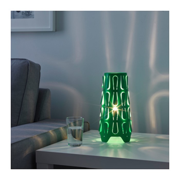 Настольная лампа KAJUTA 1x20Вт Е14 зеленый 15x15x30см