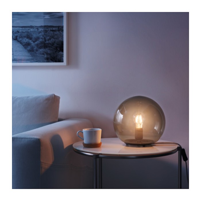 Настольная лампа FADO 1x75Вт Е27 серый 25x25x24см