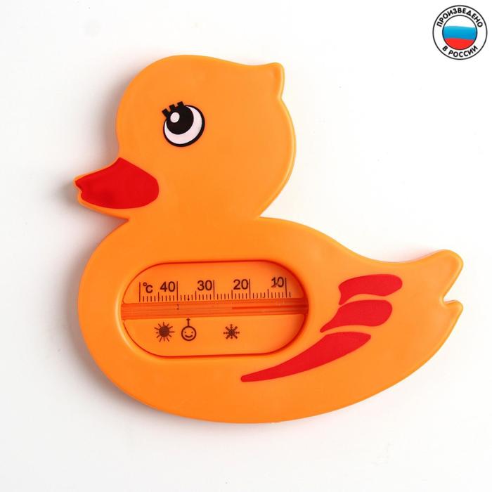 Термометр для измерения температуры воды «Утёнок», детский, цвет МИКС термометр для измерения температуры почвы и воды greengo