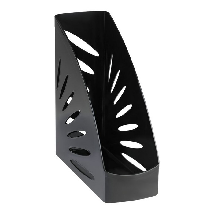 Лоток для бумаг вертикальный "Тропик", чёрный