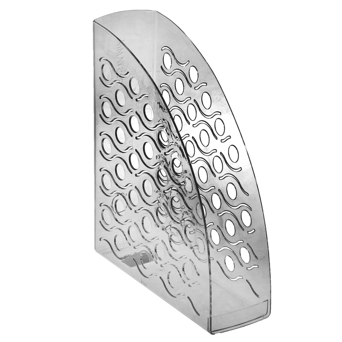 Лоток для бумаг вертикальный "Вега", прозрачный