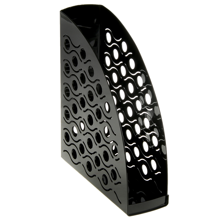 Лоток для бумаг вертикальный "Вега", чёрный