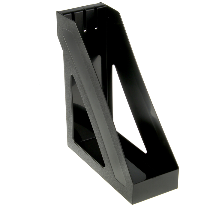 Лоток для бумаг вертикальный "Базис", чёрный