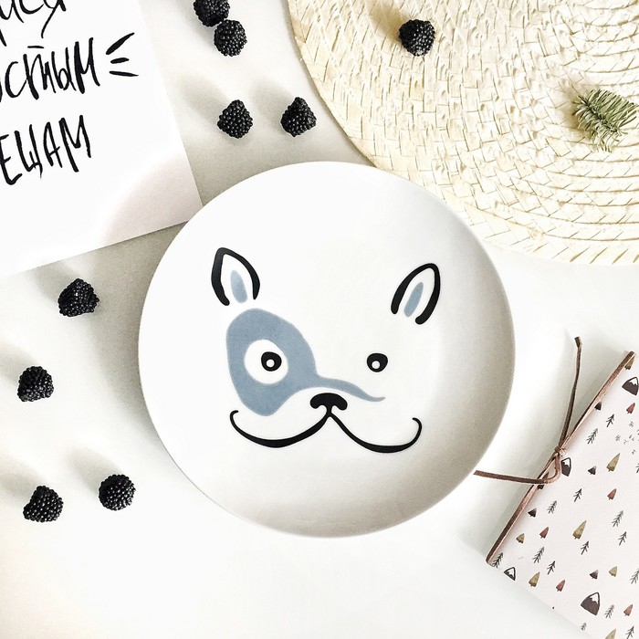 Тарелка 20,5 см "Бульдог"