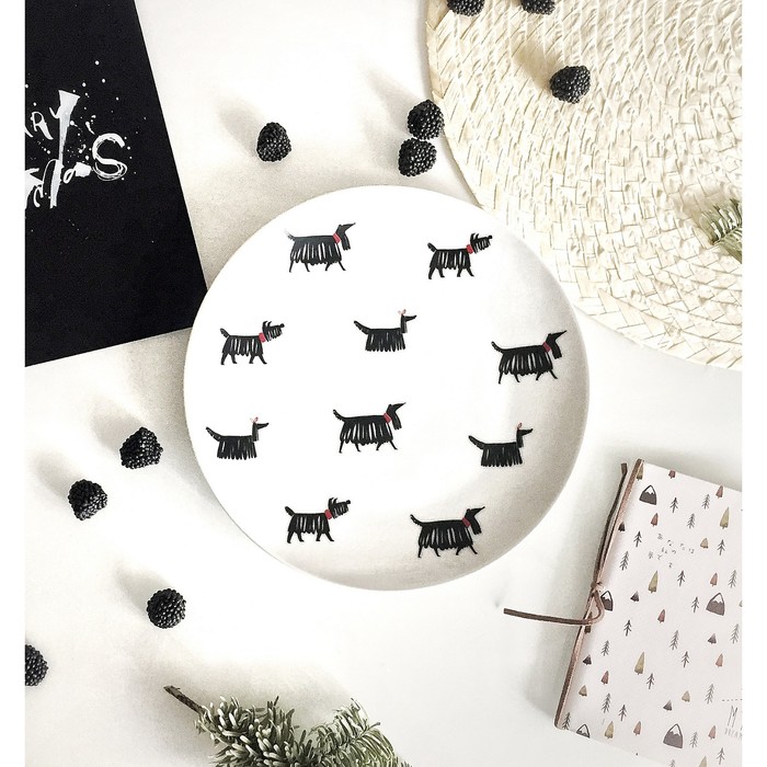 Тарелка 20,5 см "Трио"