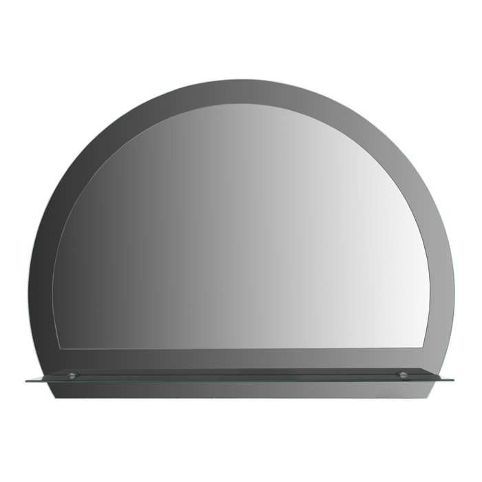 Зеркало настенное, двухслойное, с полочкой, 600×800 мм, с креплением