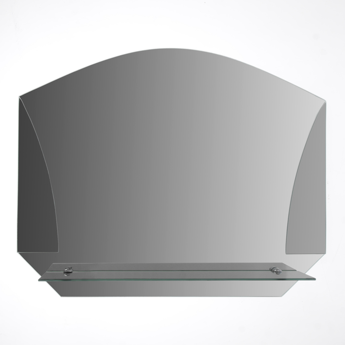 Зеркало настенное, двухслойное, с полочкой, 450×550 мм, с креплением