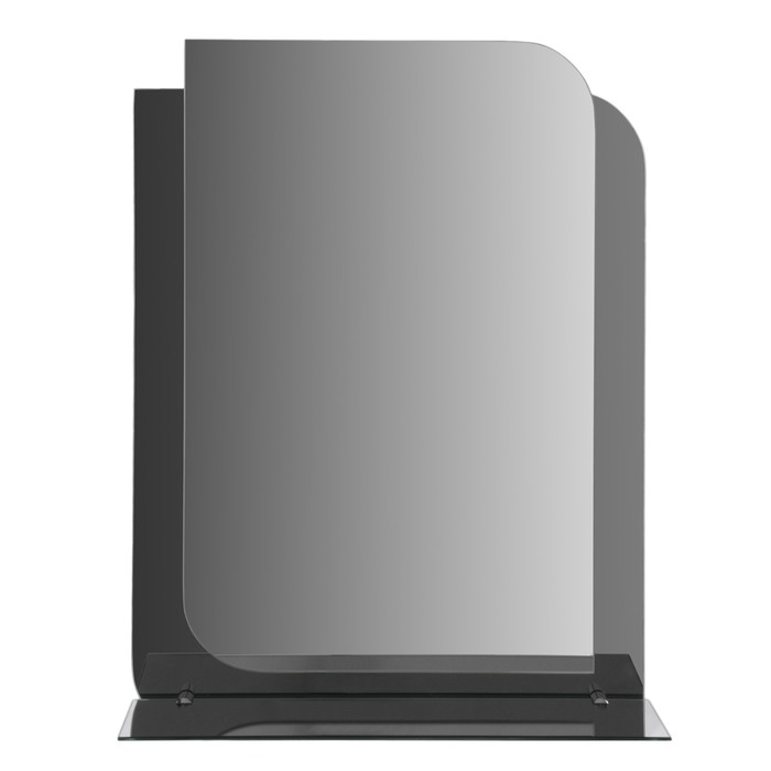 Зеркало настенное, двухслойное, с полочкой, 500×700 мм, с креплением