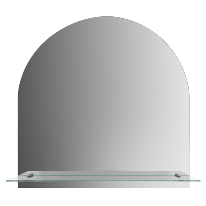 Зеркало настенное, с полочкой, 600×600 мм, с креплением