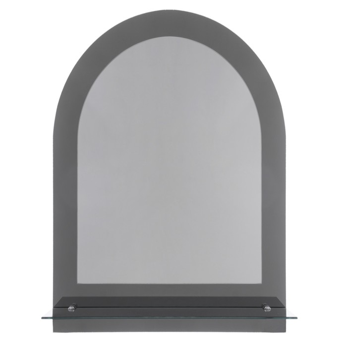 Зеркало настенное, двухслойное, с полочкой, 500×700 мм, с креплением