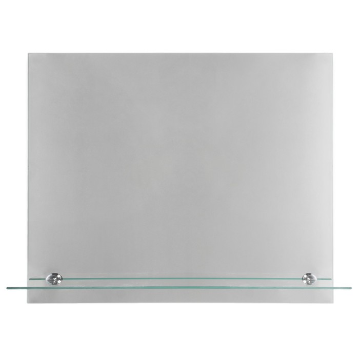 Зеркало настенное, с полочкой, 550×450 мм, с креплением