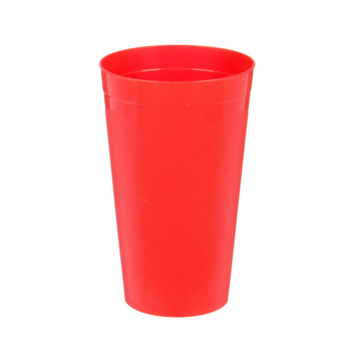Стакан 400 мл, цвет красный