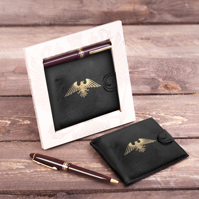 Подарочный набор "Гражданину России": кошелёк и ручка