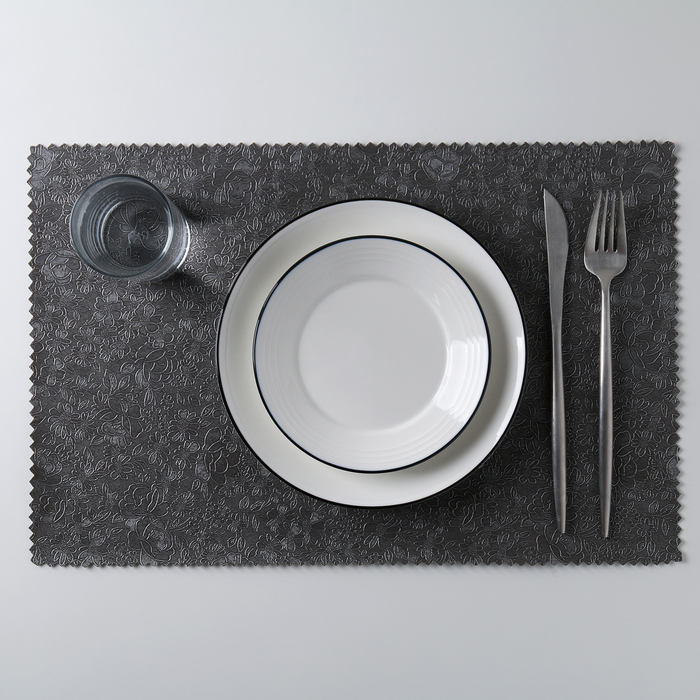 Салфетка кухонная "Цветы" 41х28 см