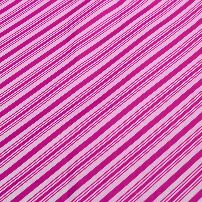 Плёнка металлизированная "Розовые полоски", 70 х 100 см