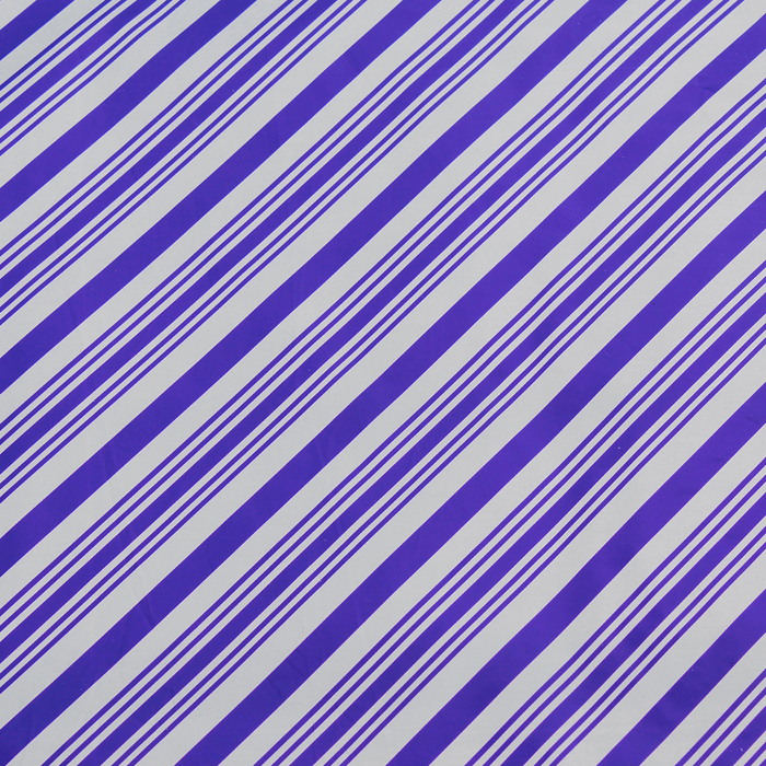 Плёнка металлизированная "Синие полоски", 70 х 100 см