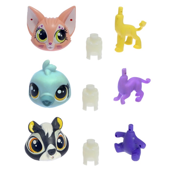 Питомцы "Зверюшки" разборные, МИКС