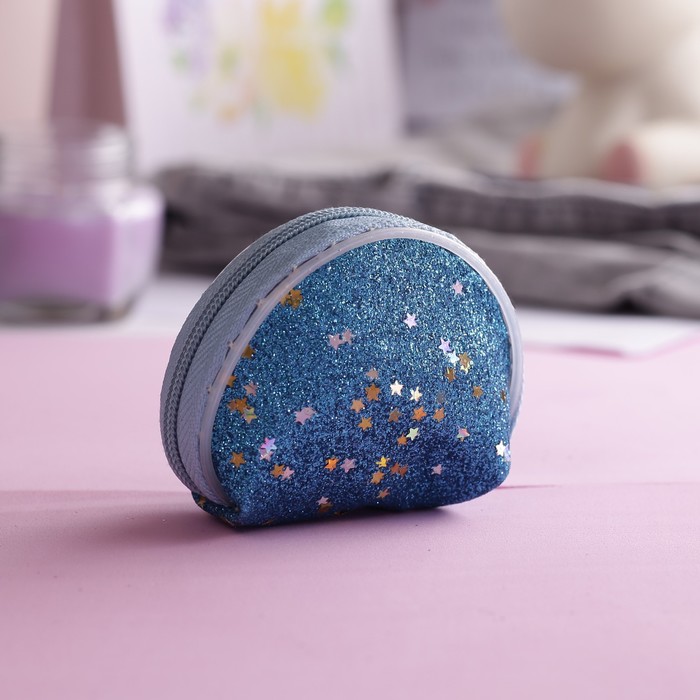 Кошелёк детский "Блеск", отдел на молнии, МИКС