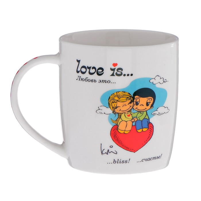 Кружка 350 мл Love Is, МИКС
