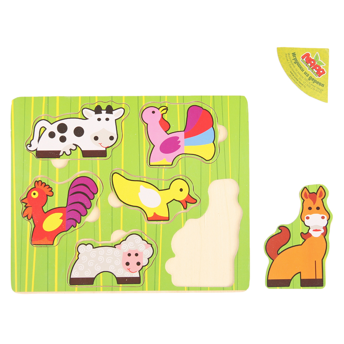 Рамка-вкладыш "Домашние животные"