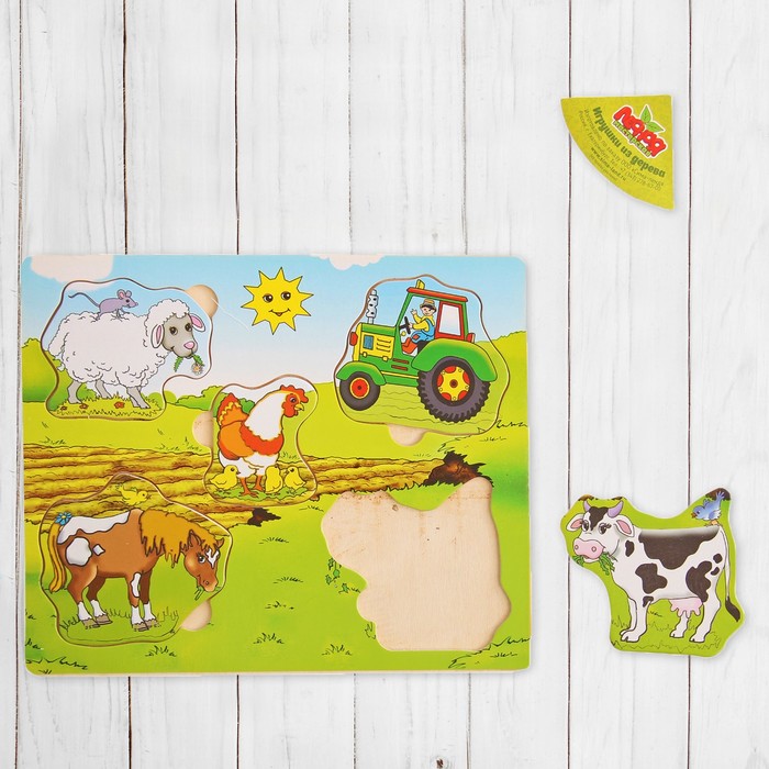 Рамка-вкладыш "Утро на ферме", малая