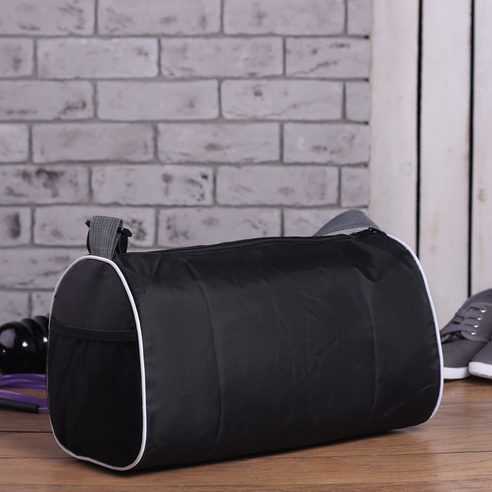 Сумка спорт Дориан, 38*18*22, 1 отд на молнии, бок/карман сетка, регул ремень, зеленый