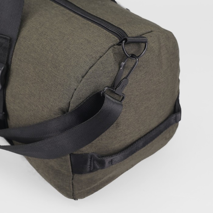 Сумка спорт Майкл, 46*20*23,5, 1 отд на молнии, длинн ремень, зеленый