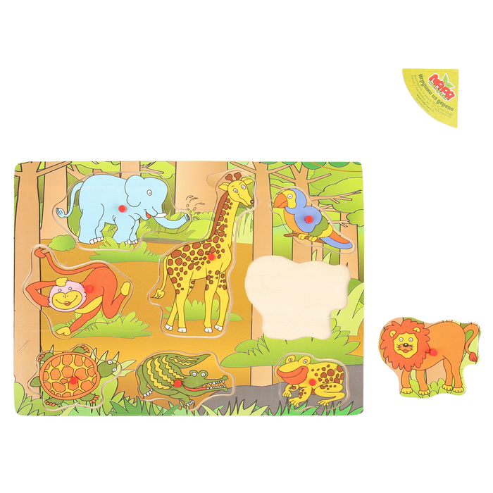 Рамка-вкладыш "В диких джунглях"